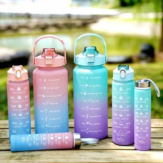 Oxygen shaker 3pcs Sports Water Bottle